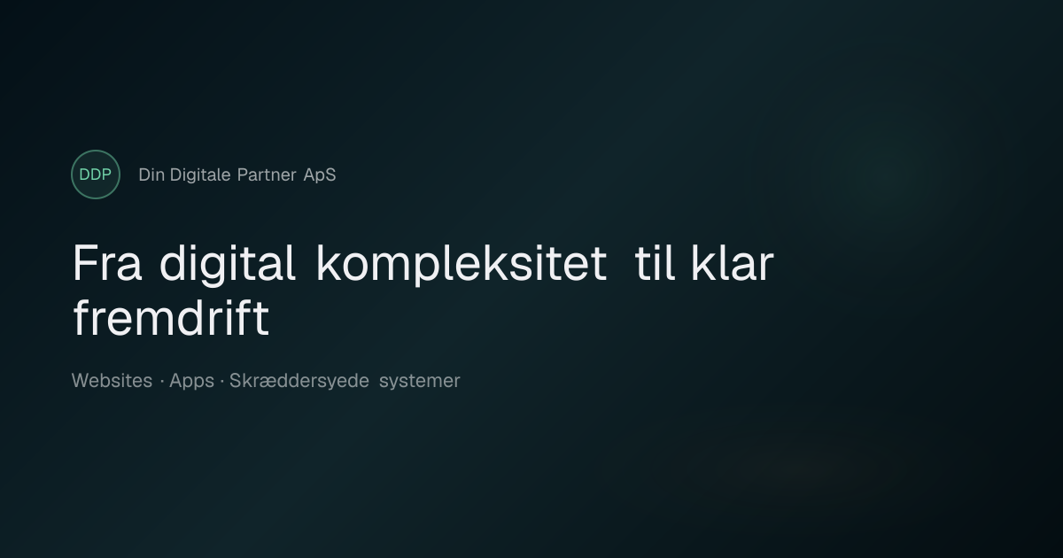 Din Digitale Partner ApS logo